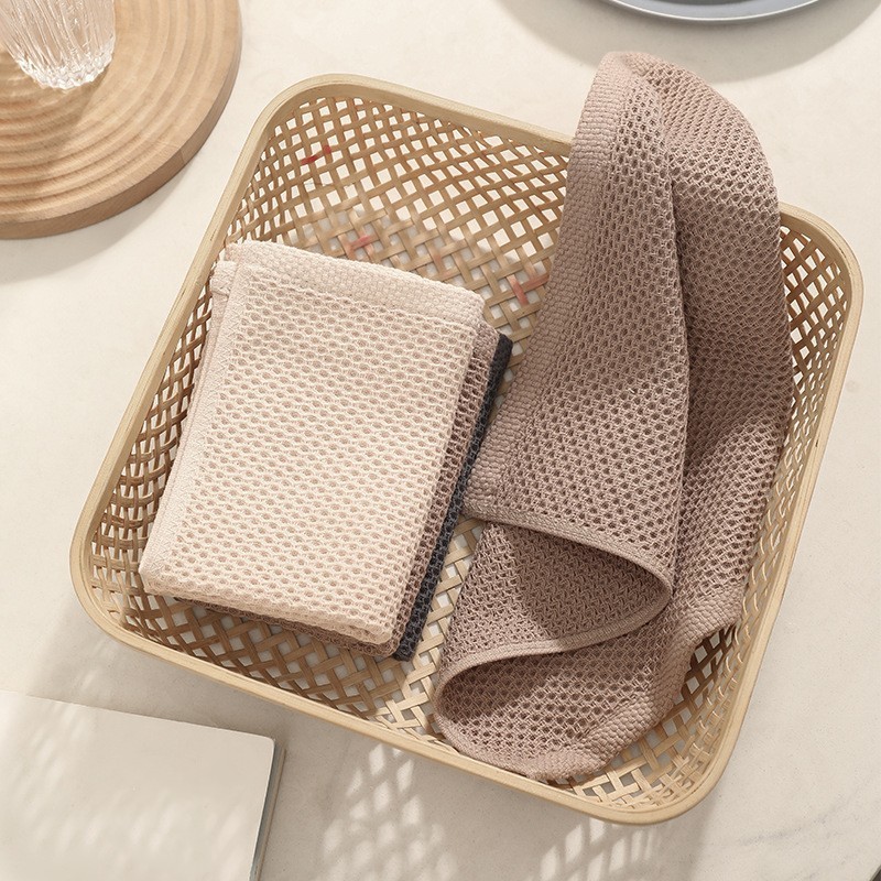 Wholesale Durable 100% Cotton Home Cleaning Dish Cloth High Quality Hand Towel