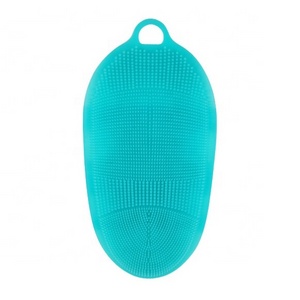 Soft Silicone Easy To Clean Exfoliating Shower Foot Back Scalp Massager Body Bath Scrubbers Brush