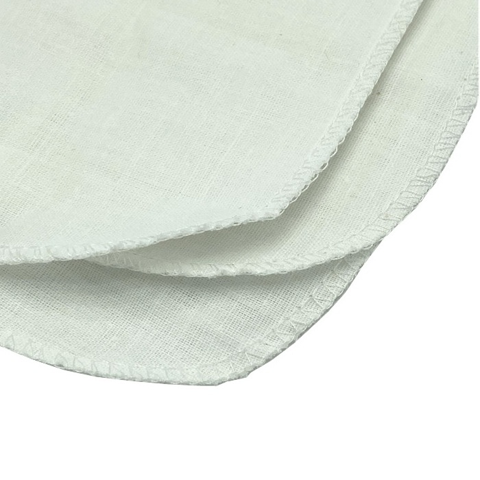 best sell super soft washcloth Square White 100% Organic Cotton Muslin Cloth for Face