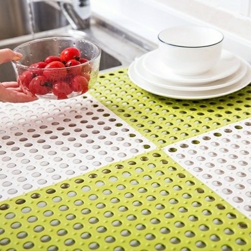 Bath Tub Shower Mat 30*30cm Non-Slip and Bathtub Mat with Suction Cups Machine Washable Bathroom Mats with Drain Holes