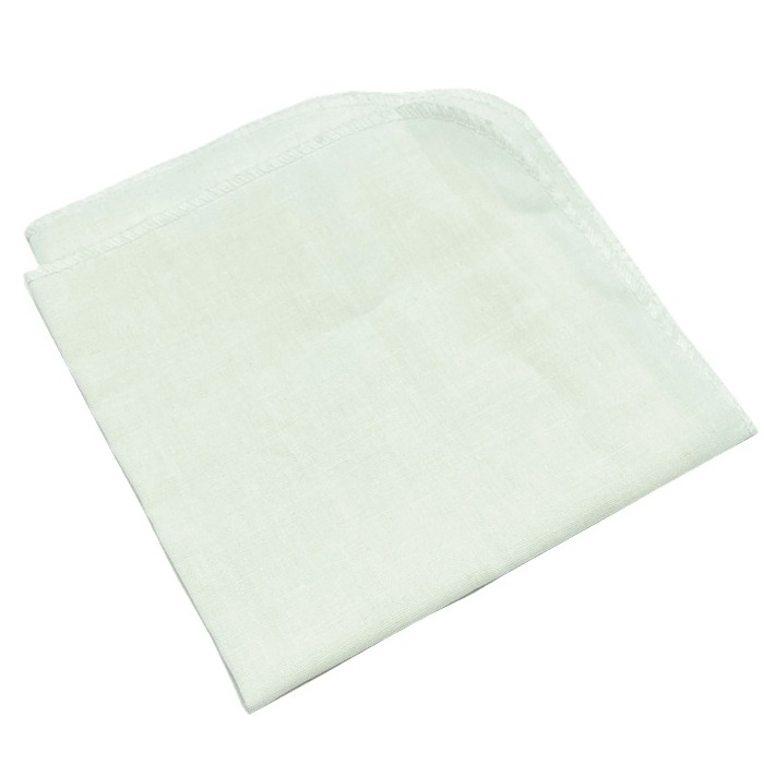 best sell super soft washcloth Square White 100% Organic Cotton Muslin Cloth for Face