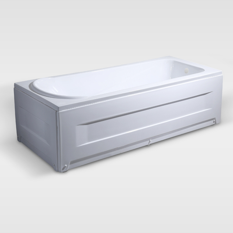 Eco-Friendly hot sale freestanding panel fiberglass acrylic bathtubs