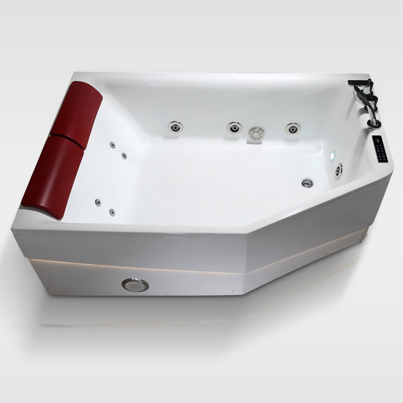 Popular white resin massage baby spa bath tub for wholesale