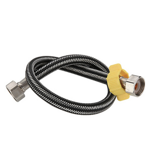 Faucet Supply Line Connector 1/2 Inch IPS Female 304 Stainless Steel Water Plumbing Hose