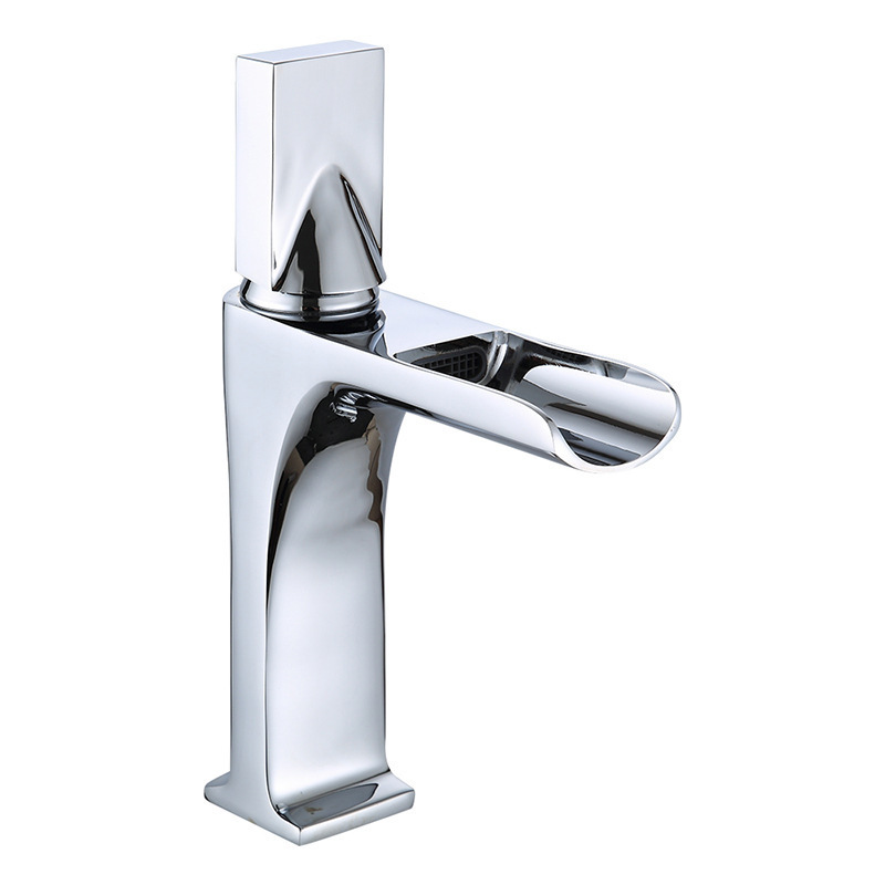 Solid Brass White color Basin Mixer Tap Bathroom Sink Faucet Bathroom Basin Faucet