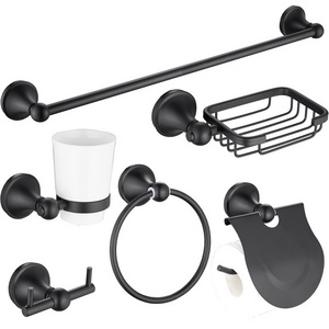 Hotel Bathroom Accessories Sets Wall Mounted Bathroom Hardware Towel Rack Shower Room Kit