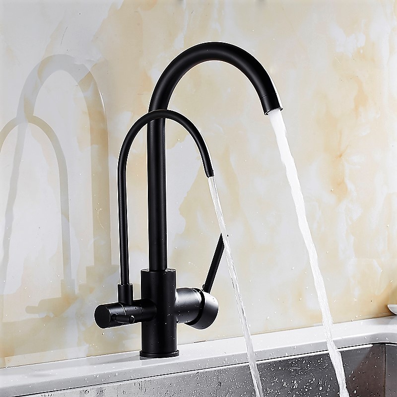 Multi function kitchen faucets brass 3 way water tap drink kitchen faucet