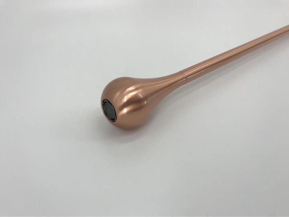 Rose gold ceiling faucet brass Basin faucet water tap bathroom sink mixer water faucet