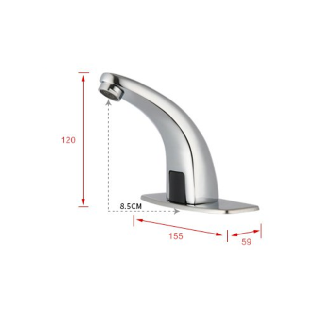 Touchless Automatic Motion Sensor Bathroom Sink Faucet