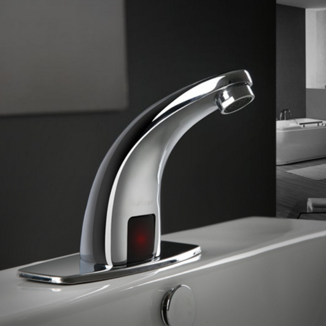 Touchless Automatic Motion Sensor Bathroom Sink Faucet