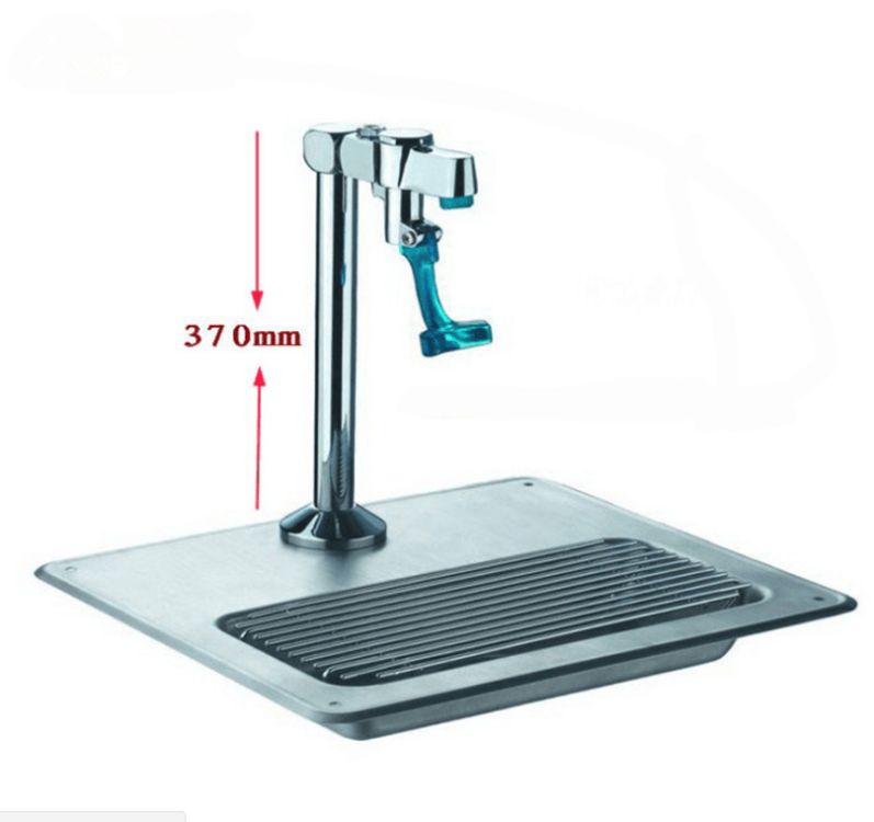 Pedestal push back single glass filler and bar faucet service restaurant hotel equipment Bar restaurant faucet