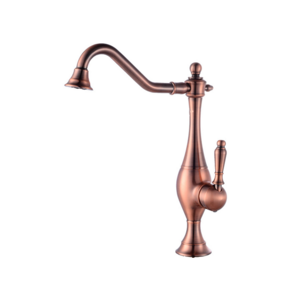 Contemporary Brass Kitchen Tap  Red Antique Copper Kitchen Faucet