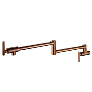 Modern Wall Mount rose gold Kitchen folding faucet Kitchen Sink Faucet Kitchen Faucet