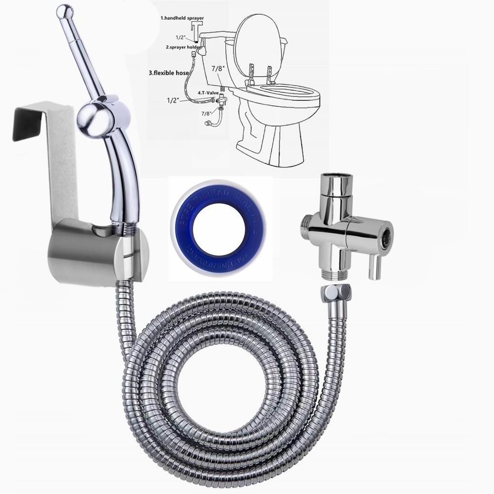 bathroom shattaf stainless steel toilet bidet hand held spray