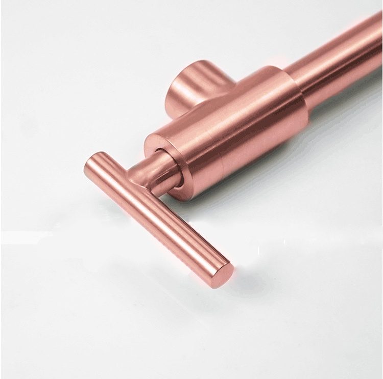 Modern Wall Mount rose gold Kitchen folding faucet Kitchen Sink Faucet Kitchen Faucet