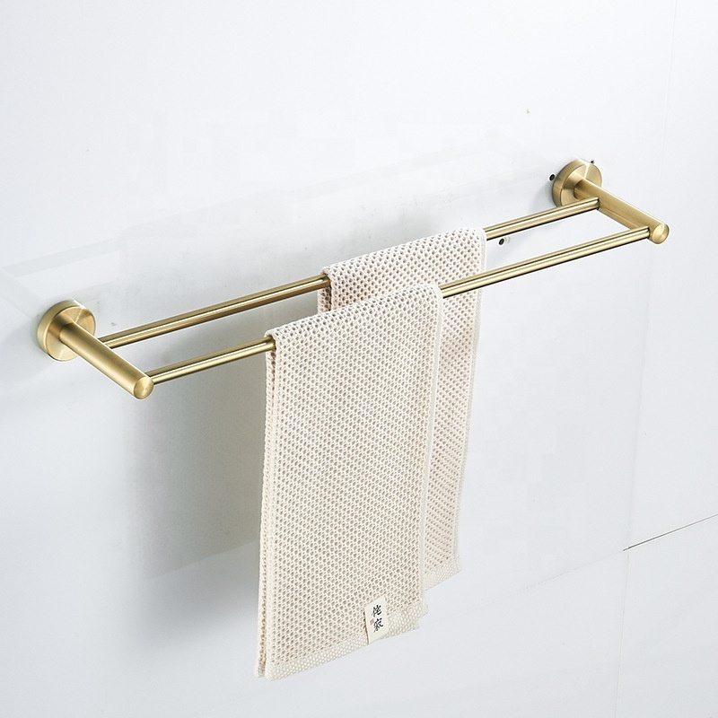 Bathroom Accessories Brush Gold Towel Rack Bathroom Racks Towel Holder