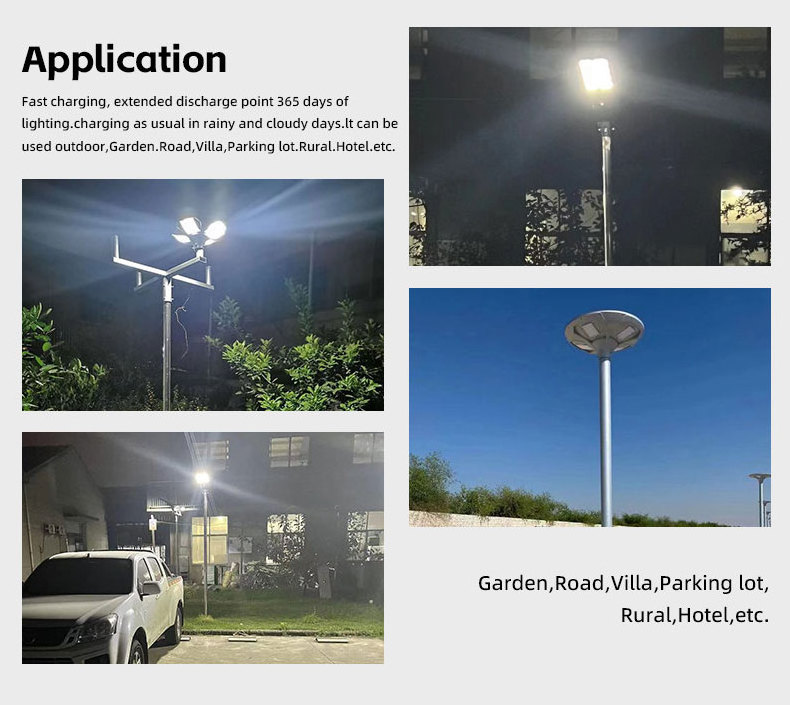 SKD Service 40W All In One Solar Street Light Housing Solar Light For Outdoor Garden