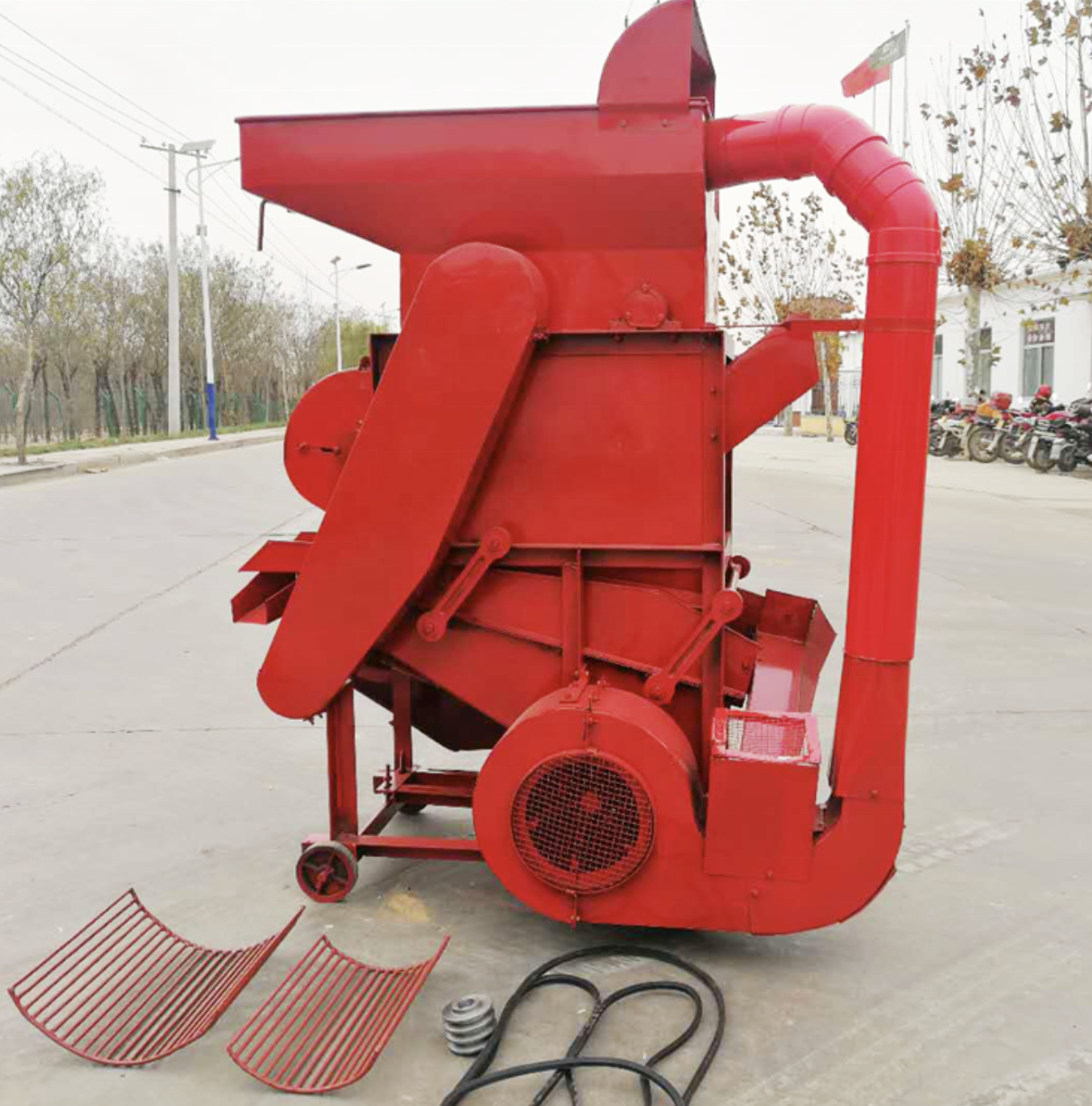 peanut huller hulling shell removing machine