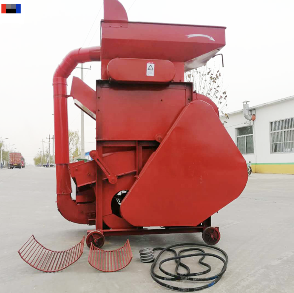 peanut huller hulling shell removing machine