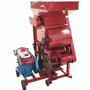 peanut huller hulling shell removing machine