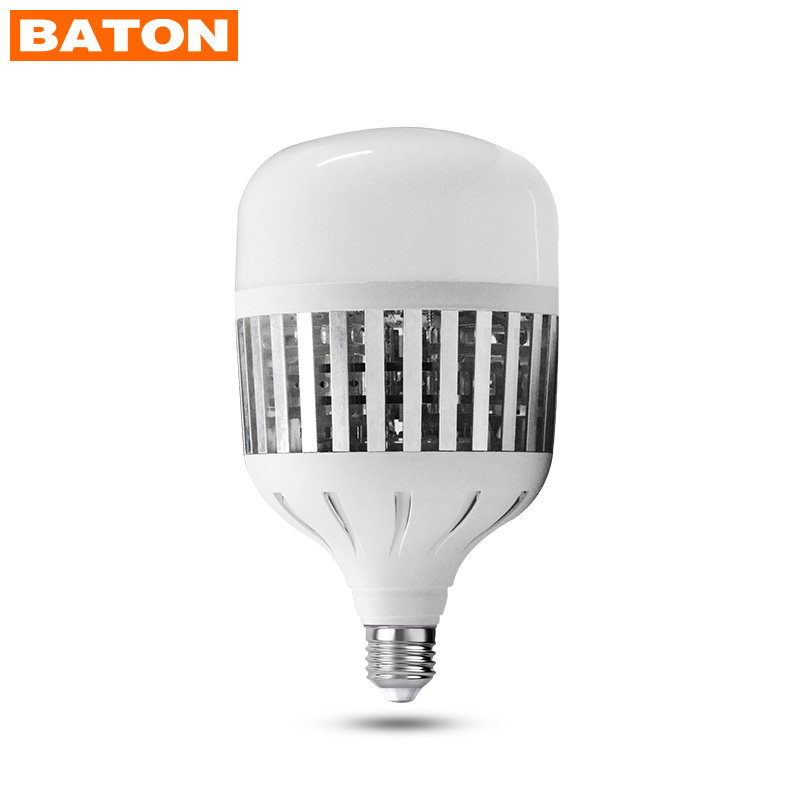 BATON E27 B22 50W 80W 100W 150W Anti Surge High Luminous Efficiency High Power LED Fin Bulb