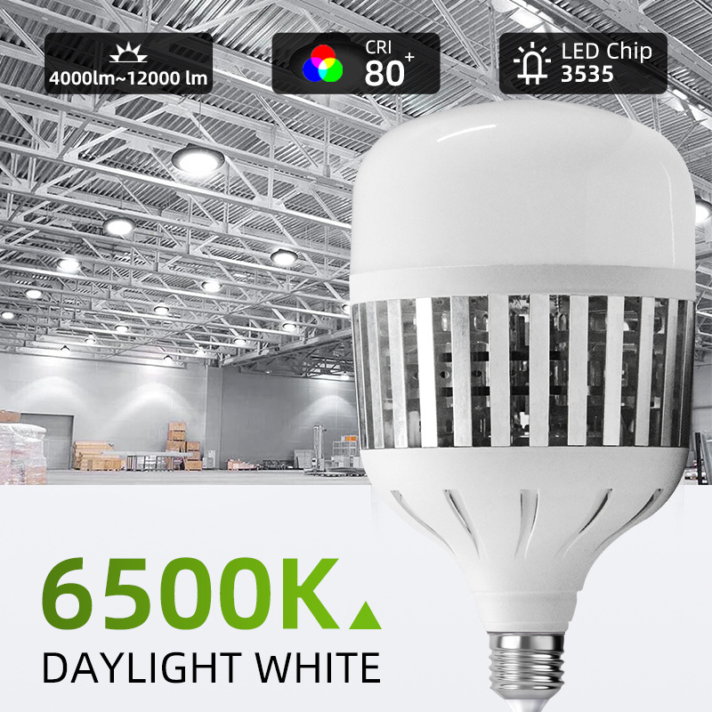 BATON E27 B22 50W 80W 100W 150W Anti Surge High Luminous Efficiency High Power LED Fin Bulb