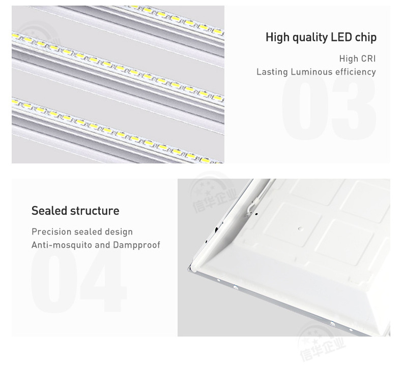 inch 12w ultra-thin recessed led frame office panel lights 600*600 with etl