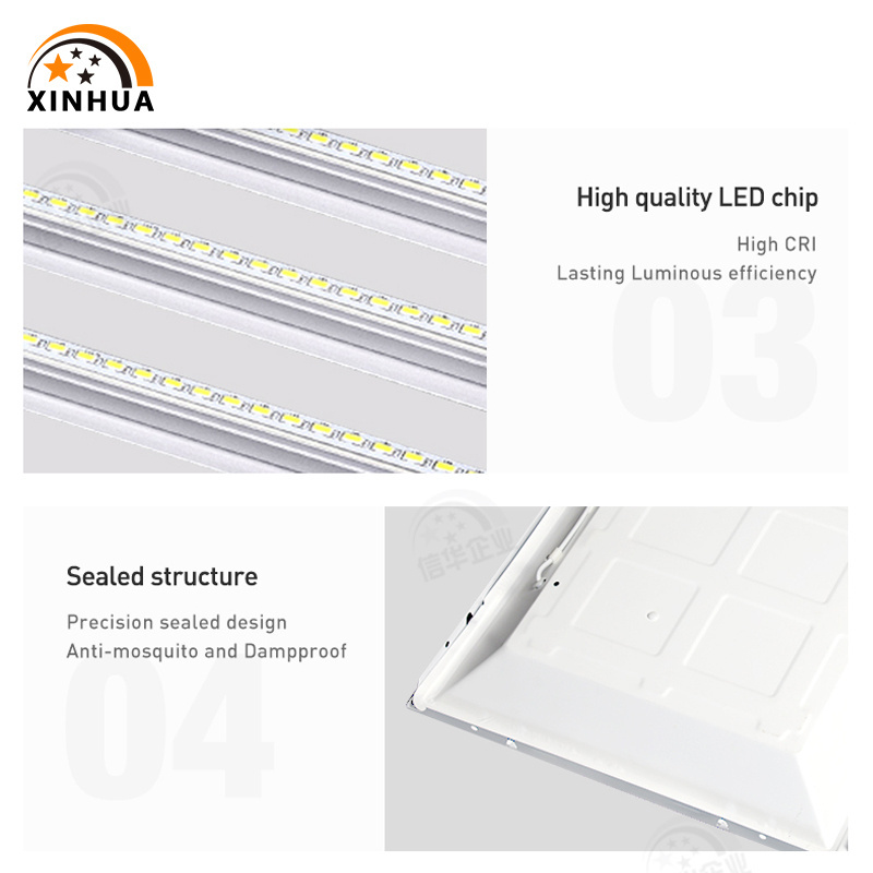 inch 12w ultra-thin recessed led frame office panel lights 600*600 with etl