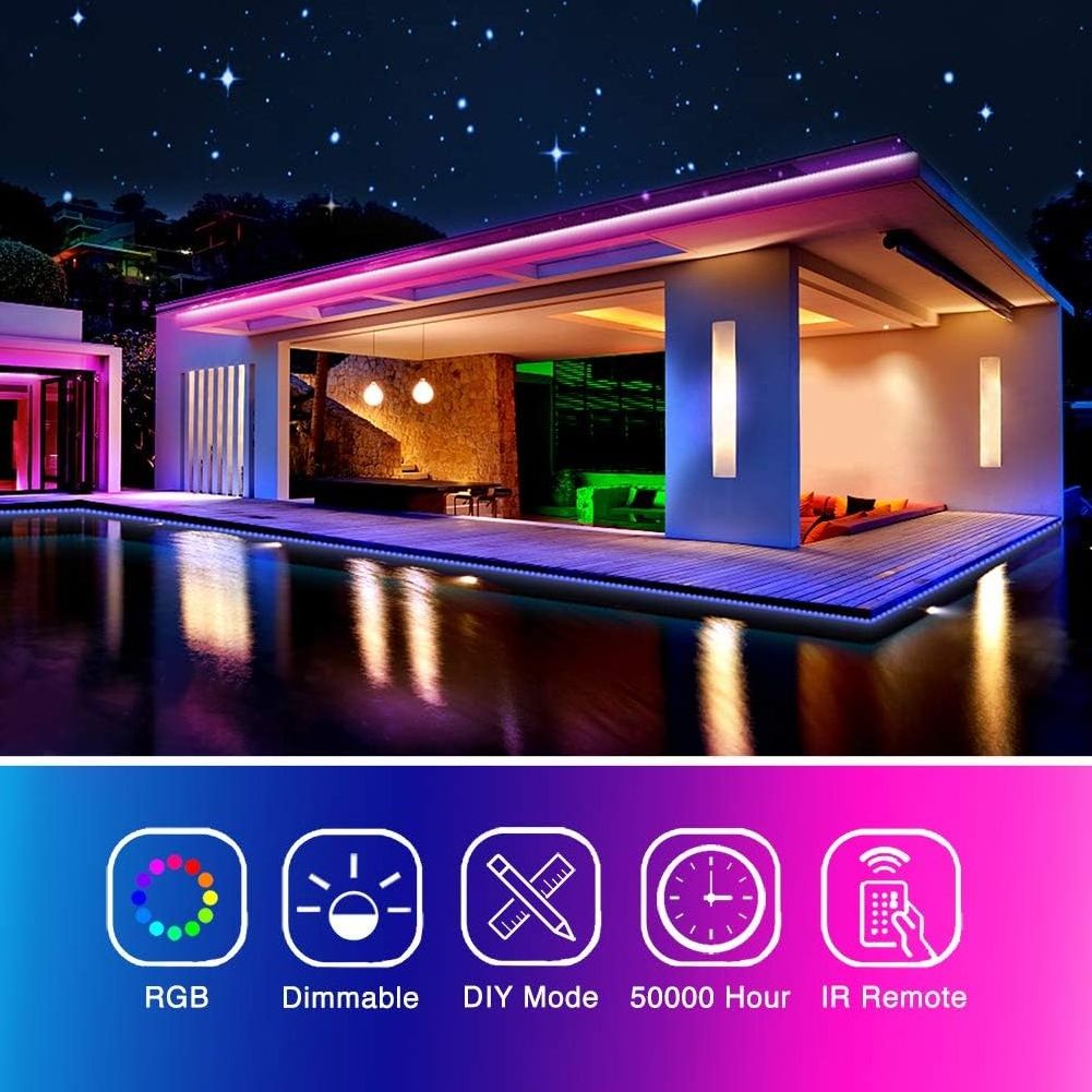 remote control RGB smart led strip light