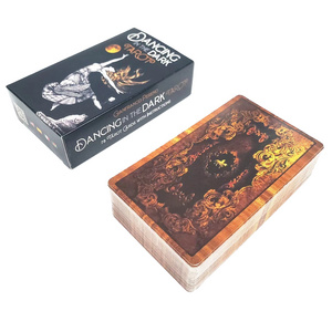 Professional Tarot Card  Dark Full Size Tarot Cards Off Set Printing For Playing Cards Positive