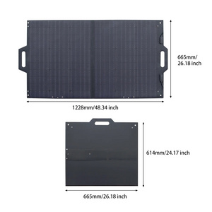 Foldable 12V Portable Solar Battery Charger 120W 100W 10A Controller Power Bank Car Boat Camper RV Outdoor Home ETFE Solar Panel