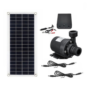 100W Solar Water Pump Brushless Solar Panel Fish Water Pool Kit 12V Garden Decoration Pool Powered Fountain Pond pum Aquarium