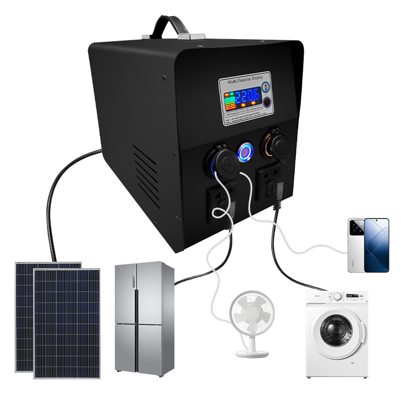 Stock 500W 1000w 2000w Solar Generator Europe Plug Solar Generator Best Lithium Emergency Battery Portable Power Station