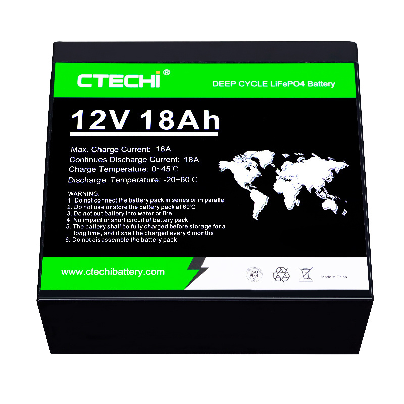 6V 12V 18V 24V 6Ah 7Ah 9Ah 15Ah 20Ah UPS Rechargeable Lithium Battery