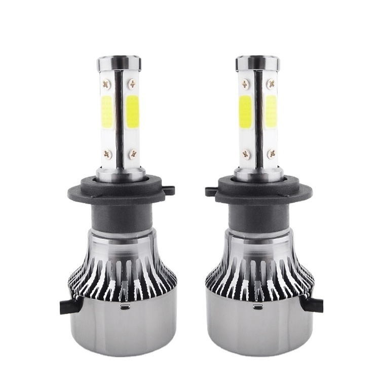 Wholesale Price 8000LM 60W H4 H7 H8 LED Lamp Auto Lighting System LED Headlight Bulbs Retrofit Canbus Focos Luces