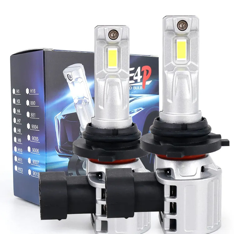 2024 All In 1 Car LED Bulbs 28W 6000lm LED Headlight H4 H1 LED H7 9005 9006 9012 Universal Small Size Auto LED Headlight