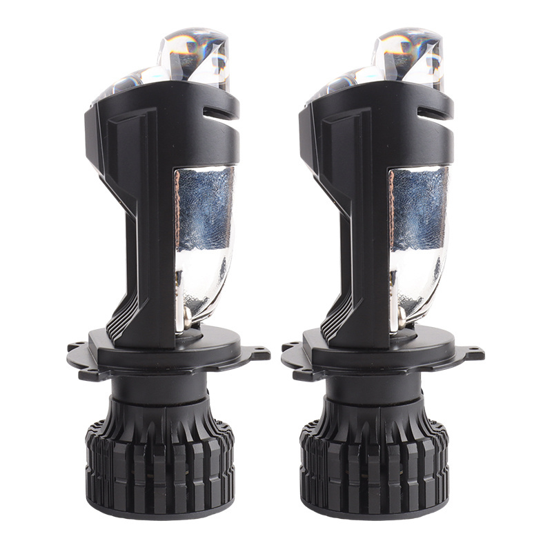 H4 LED Mini Projector Lens 60W Bright Led Headlight Bulb 6500k White Lamp Car Headlamp Hi-Lo Beam Headlight