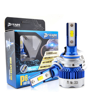 2024 Prilight 10000Lm 72w P6 H1 H4 H7  9005 9006 LED Headlights Auto Car Led Headlight Bulb For Universal Car