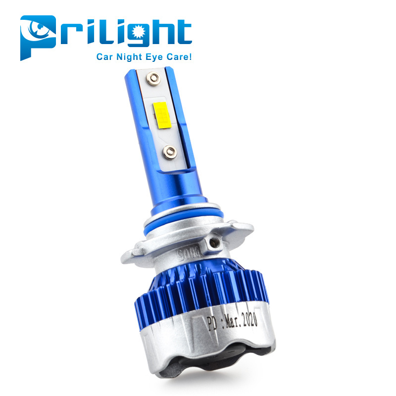 2024 Prilight 10000Lm 72w P6 H1 H4 H7  9005 9006 LED Headlights Auto Car Led Headlight Bulb For Universal Car