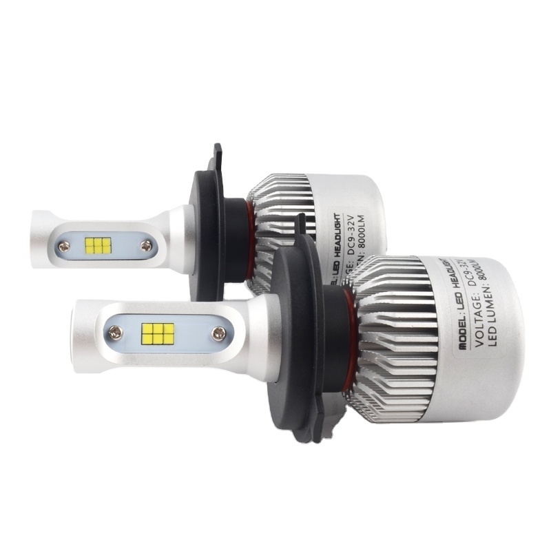 LED headlight bulb H7 H1 H3 H8 H9 H11 9005 9006 HB3 HB4 880 881 S2 COB 8000lm 72W LED headlamp fog lights car led headlights