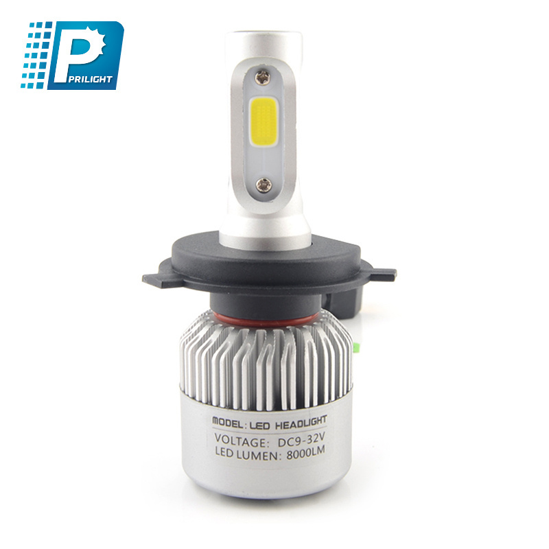 12V S2 Led Headlight Bulb H4 H11 H13 LED Headlight Bulbs H7 Car LED Headlight