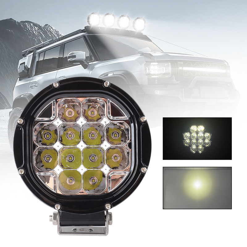 Truck 4WD Offroad Spotlight 4x4 6 Inch Car Led Work Light Universal DC 12V Round Led Work Light