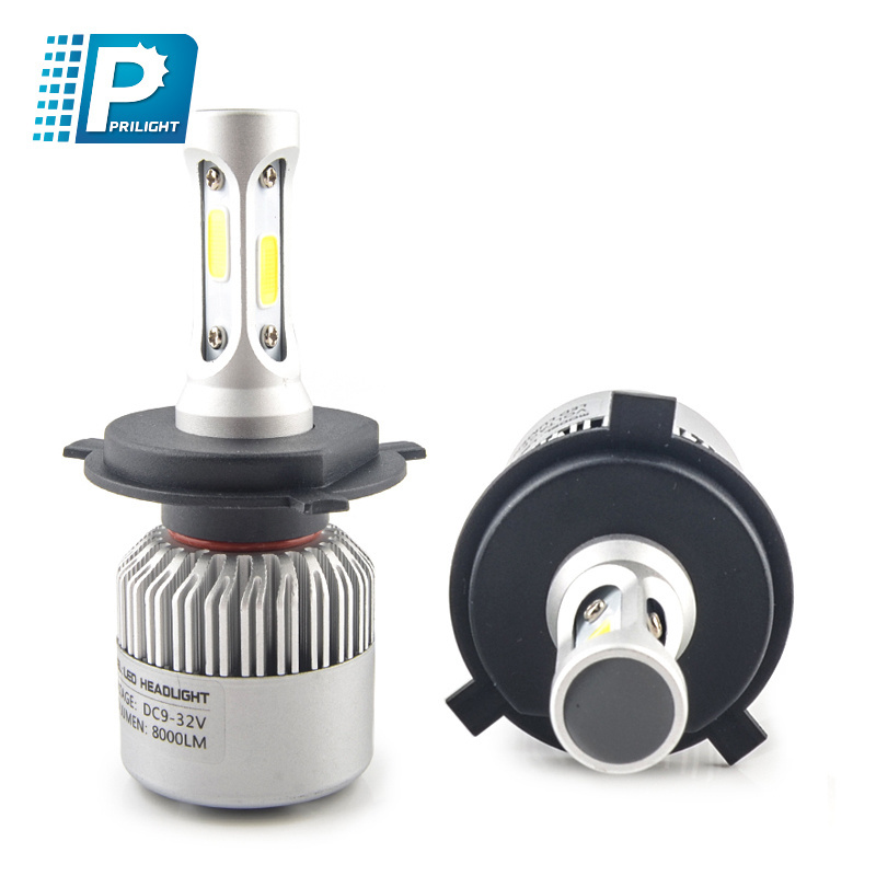 LED headlight bulb H7 H1 H3 H8 H9 H11 9005 9006 HB3 HB4 880 881 S2 COB 8000lm 72W LED headlamp fog lights car led headlights