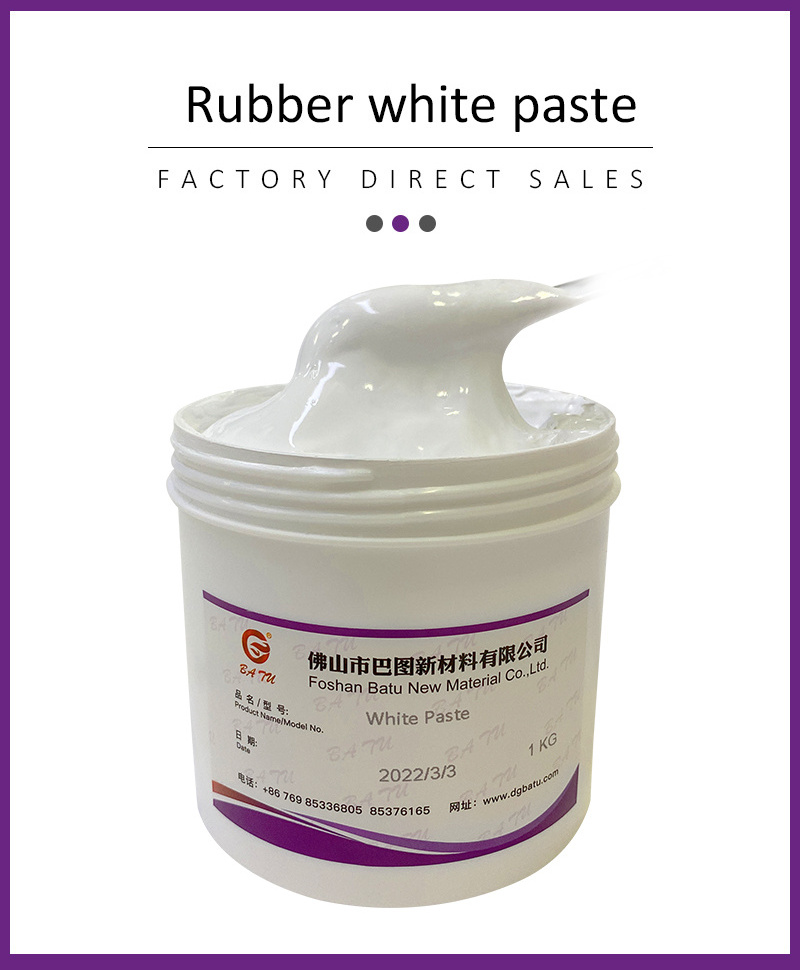 Screen Print Water Based Ink Rubber Paste White for Textile Printing