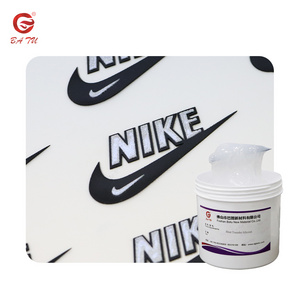 Popular Printing Inks 3D effect silicone for Textile Screen Printing High Density Liquid Heat Transfer Silicone in China