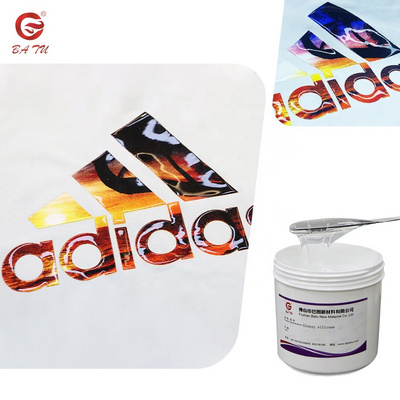 Popular Screen Printing Soft Hand Feel and High fastness Glossy silicone for Textile and Garment Screen Printing