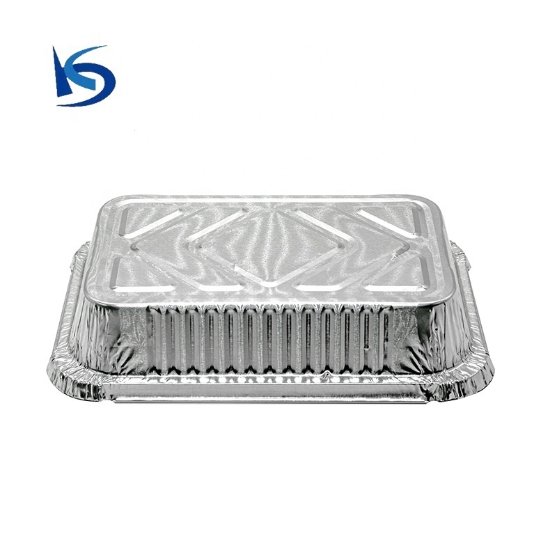 Hot sale disposable take away cake baking aluminum foil flan container laminated