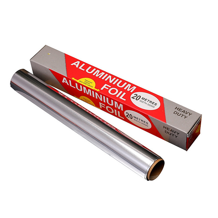 Food Safe Heavy Duty Household Aluminum Foil Roll for Grilling Baking Roasting