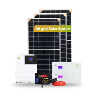 Complete 8KW 10Kw 12KW 15Kw Solar Panels and battery 8000 W Hybrid Solar System 8000 Watts Battery Storage Energy Home System