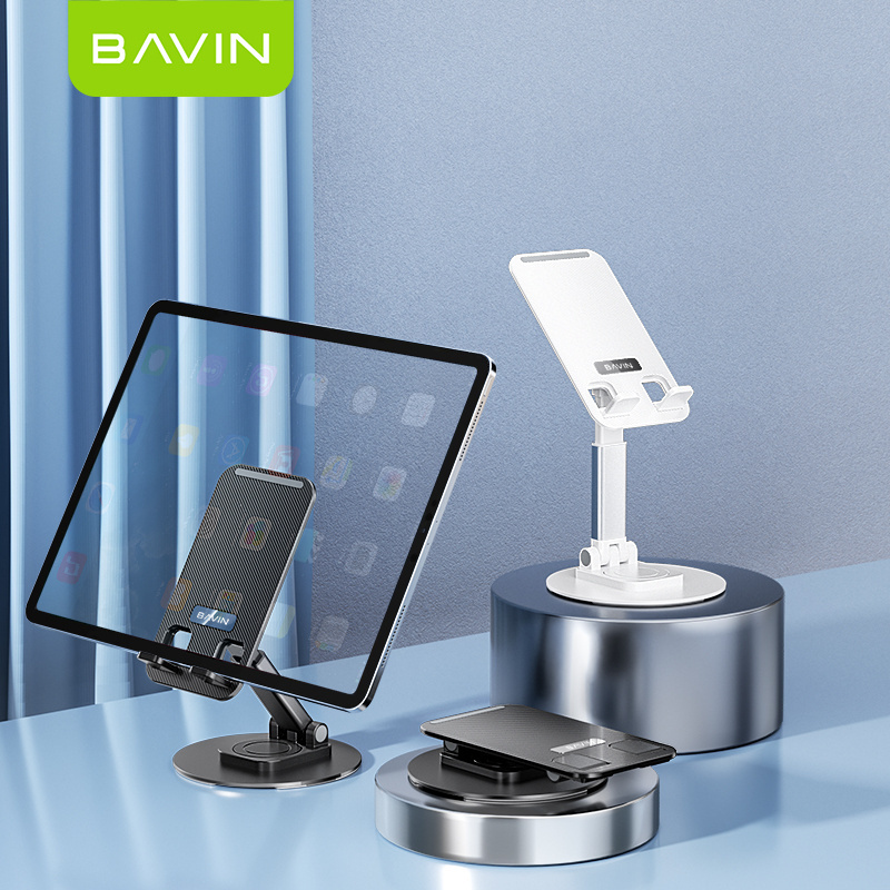 Bavin D-S-Z39B Wholesale in bulk Aluminium alloy waterproof easy-to-use universal lazy metal desktop phone holder